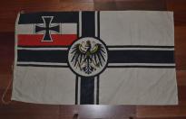 Splendida Rara bandiera tedesca da combattimento della prima guerra mondiale  COD kaiserflagge