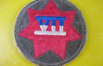 US ARMY PATCH VII CORPS NORMANDY EUROPE FRONT