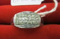 Raro anello fascista con scritta 9 maggio impero romano