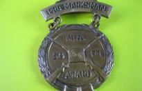 NRA 50 FT AWARD PRO MARKSMAN BADGE VIETNAM WAR PERIOD