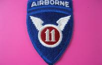 US ARMY PATCH 11th AIRBORNE DIVISON PACIFIC FRONT