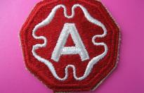 US ARMY PATCH 9th ARMY ARDENNE EUROPE FRONT