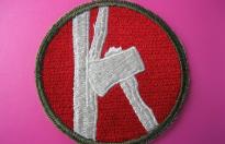US ARMY PATCH 84th INFANTRY DIVISION ARDENNE EUROPE FRONT