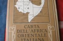 Carta dell'Africa Orientale Italiana. Milano, 1936