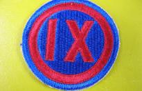 US ARMY PATCH IX CORPS PACIFIC FRONT