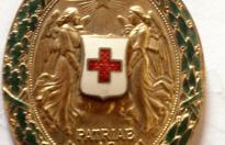 rara medaglia militare in bronzo  della croce rossa 1864 1914 al merito umanitario austroungarico Impero  grande guerra cod redau