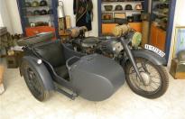 originale moto tedesca con sidecar ww2 mod R12 del 1940