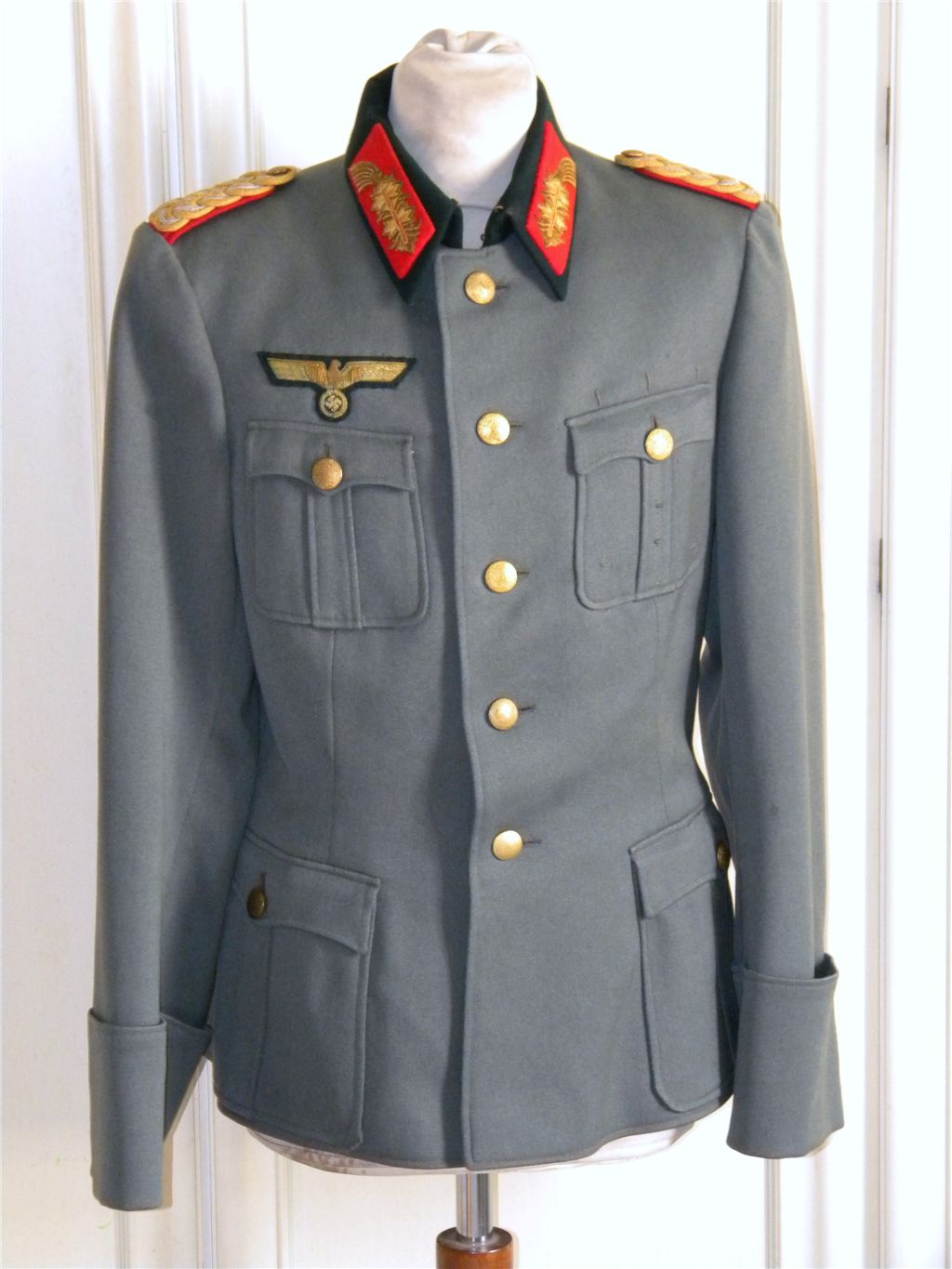 Uniformi Giacche Rarissima Giacca Tedesca Da Generale Della Heer Ww2 N 01