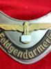 Stupenda gorgera ( Ringkragen) tedesca ww2 della feldgendarmerie n.2
