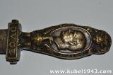 Rarissimo tagliacarte fascista con scatola originale del 1933 decennale della MVSN (fascio di Rifredi)