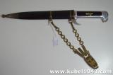 Splendido pugnale fascista mod 37 con catenelle codRMF110