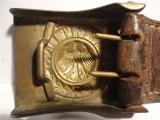 Estremamente rara fibbia tedesca della Reichs Marine Weimar  in ottone Cod 20