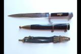 Splendido raro pugnale fascista mod.37 con rarissime sospenzioni in pelle mod 39 cod 37pel