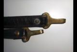 Splendido raro pugnale fascista mod.37 con rarissime sospenzioni in pelle mod 39 cod 37pel