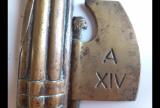 Raro grande fascio littorio imperiale in BRONZO da parete A XIV cod bigbron
