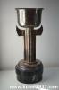 Splendido trofeo fascista con fascio littorio e doppia scure altocm 38 cod FRM104