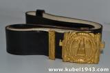 Raro cinturone fascista della MVSN con aggancio per pugnale mod 37 cod. RM68