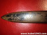 Bel pugnale fascista mod 35 da truppa con manico inciso n. K1