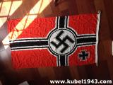 Splendida e rara bandiera tedesca da combattimento ww2 misura 80x135 cod B1
