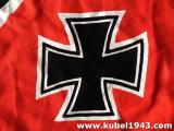 Splendida e rara bandiera tedesca da combattimento ww2 misura 80x135 cod B1
