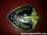 Bello e raro scudetto da braccio della 25^ DIVISIONE VOLTURNO