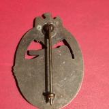 RARO DISTINTIVO PANZERKAMPFABZEICHEN GRADO ARGENTO  DI HERMANN AURICH CO cod AUR