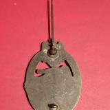 RARO DISTINTIVO PANZERKAMPFABZEICHEN GRADO ARGENTO  DI HERMANN AURICH CO cod AUR
