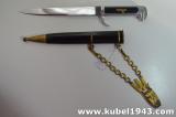 Bellissimo pugnale fascista mod 37 becco aquila lungo con catenelle cod RMF113