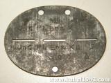 Bel piastrino di riconoscimento tedesco ww2 n.21