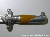 Rarissima miniatura di daga tedesca ww2 RAD FURHER per ufficiali prod. alcoso