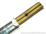 Bel pugnale fascista mod 32 becco aquila corto n.51 con fodero nichelato