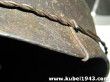 Bel guscio tedesco ww2 da Fallschirmjaeger della 1 divisione n.360