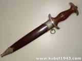 Bella nonche' rara daga tedesca ww2 delle SA Sturm Abteilung transizionale m33 prod. Holler n.60
