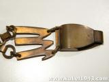Splendido lotto fascista pugnale mod 37 piu' cinturone in brocato con scatola n.807