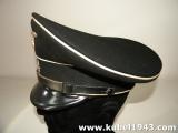 Spettacolare e rarissimo schirmmutze tedesco  ww2 da sottufficiale ( Haupttruppführer) delle SS ALLGEMEINE n.1