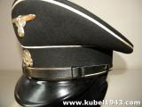 Spettacolare e rarissimo schirmmutze tedesco  ww2 da sottufficiale ( Haupttruppführer) delle SS ALLGEMEINE n.1