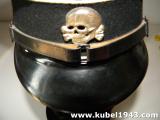 Spettacolare e rarissimo schirmmutze tedesco  ww2 da sottufficiale ( Haupttruppführer) delle SS ALLGEMEINE n.1