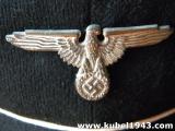 Spettacolare e rarissimo schirmmutze tedesco  ww2 da sottufficiale ( Haupttruppführer) delle SS ALLGEMEINE n.1
