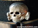 Spettacolare e rarissimo schirmmutze tedesco  ww2 da sottufficiale ( Haupttruppführer) delle SS ALLGEMEINE n.1