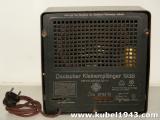 Bellissima radio tedesca in bachelite del periodo bellico DEUTSCHER KLEINEMPFANGER 1938  n.102