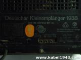 Bellissima radio tedesca in bachelite del periodo bellico DEUTSCHER KLEINEMPFANGER 1938 n.101