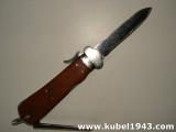 Rarissimo coltello gravitazionale tedesco da paracadutista ww2  n 1232