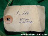 Introvabile spettacolare bandiera da combattimento italiana ww2 con corona e scudo ricamati ed etiketta originale n. ekII