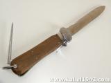 Spettacolare  coltello tedesco ww2 gravitazionale kappmesser per paracadutisti e piloti della luftwaffe f1000