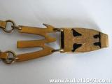 Splendido e raro pugnale fascista mod 37 con sospenzioni in metallo  F66 e pendaglio  screziato per alta uniforme  