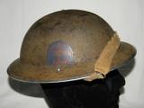 Bellissimo elmetto inglese ww2 con fregio dei commandos n.1