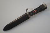 Raro coltello tedesco della gioventu' hitleriana transizionale con motto 