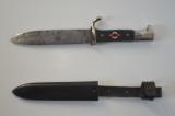 Raro coltello tedesco della gioventu' hitleriana transizionale con motto 