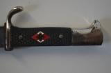Raro coltello tedesco della gioventu' hitleriana transizionale con motto 