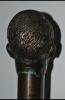 Rarissimo bastone da passeggio con testa in bronzo di Adolf Hitler cod AHB